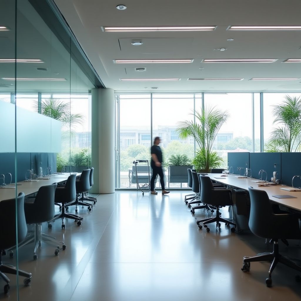 Nettoyage bureaux commerciaux
